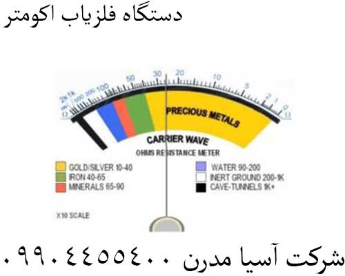 دستگاه فلزیاب اکومتر09904455400
